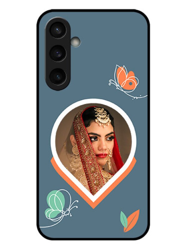 Custom Samsung Galaxy S23 FE 5G Custom Glass Phone Case - Droplet Butterflies Design