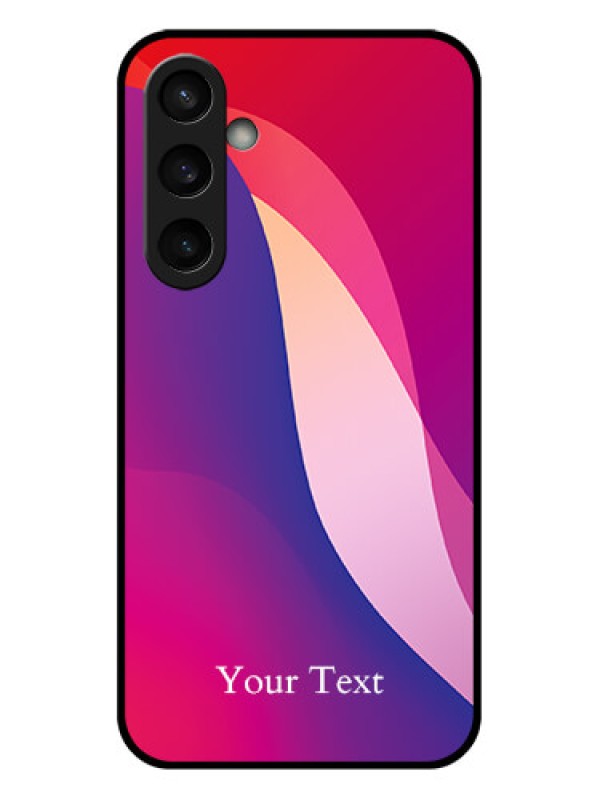 Custom Samsung Galaxy S23 FE 5G Custom Glass Phone Case - Digital Abstract Overlap Design