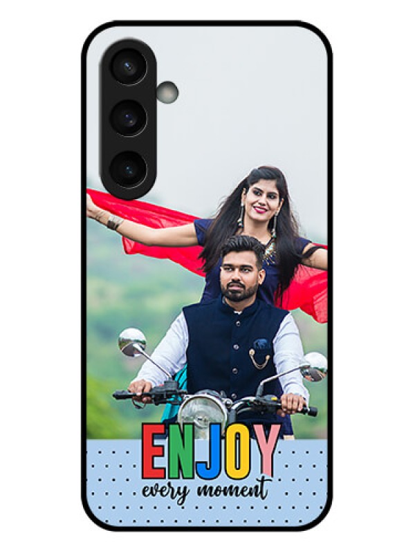 Custom Samsung Galaxy S23 FE 5G Custom Glass Phone Case - Enjoy Every Moment Design