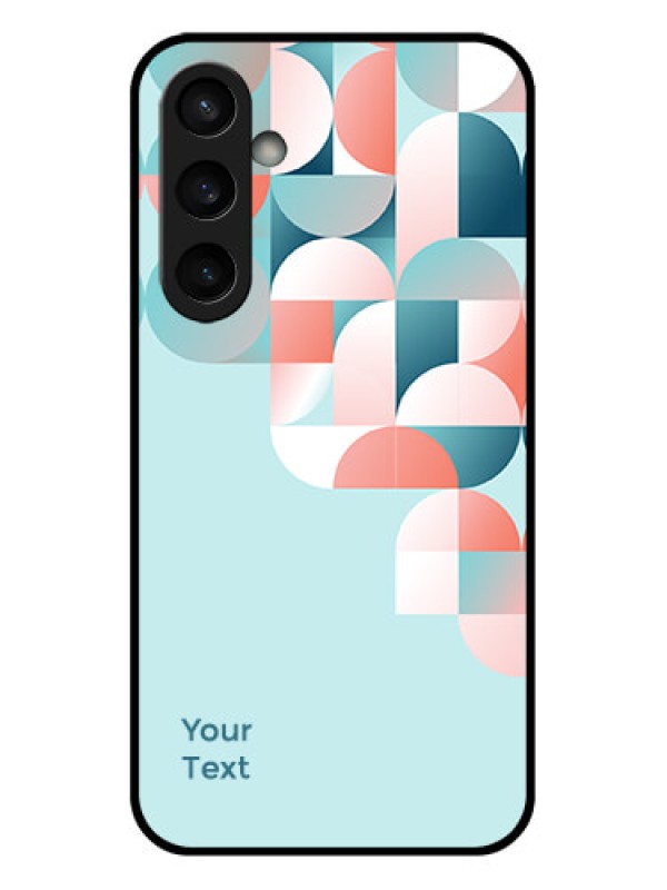 Custom Samsung Galaxy S23 FE 5G Custom Glass Phone Case - Stylish Semi - Circle Pattern Design