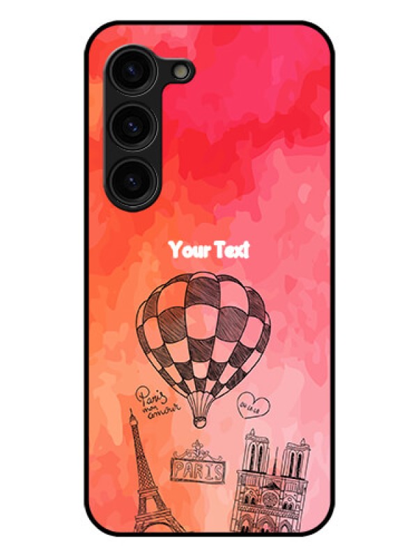 Custom Galaxy S23 Plus 5G Custom Glass Phone Case - Paris Theme Design