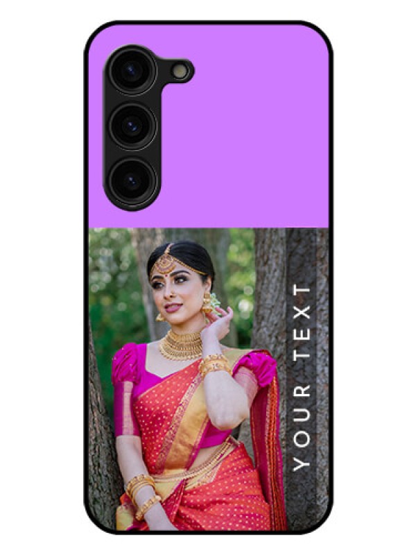 Custom Galaxy S23 Plus 5G Custom Glass Mobile Case - Birthday Icons Design