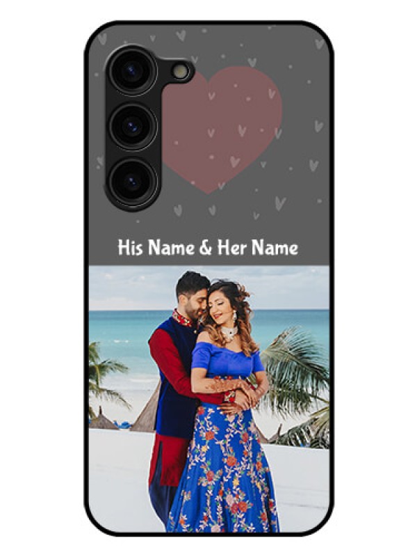 Custom Galaxy S23 Plus 5G Custom Glass Mobile Case - Buy Love Design with Photo Online