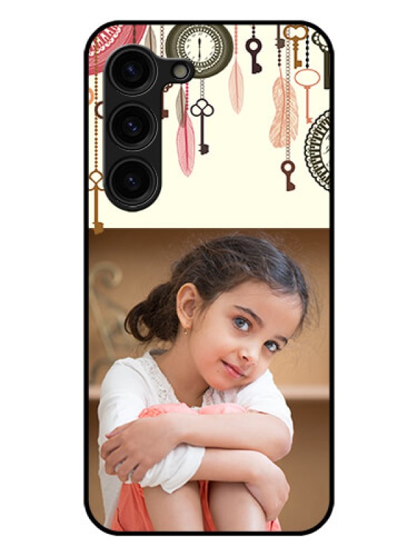 Custom Galaxy S23 Plus 5G Custom Glass Mobile Case - Boho Style Design