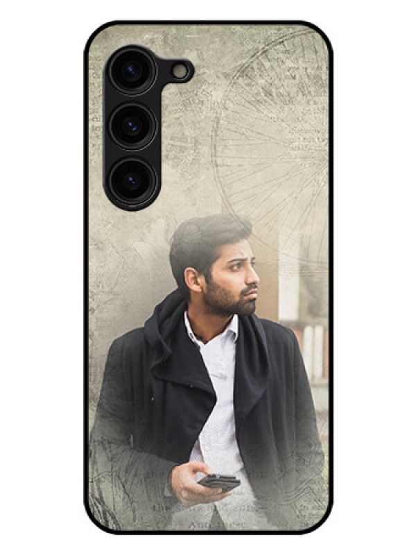 Custom Galaxy S23 Plus 5G Custom Glass Phone Case - with vintage design