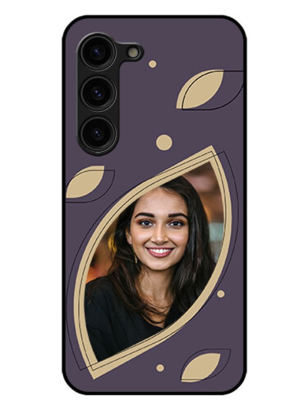 Custom Galaxy S23 Plus 5G Custom Glass Mobile Case - Falling Leaf Design