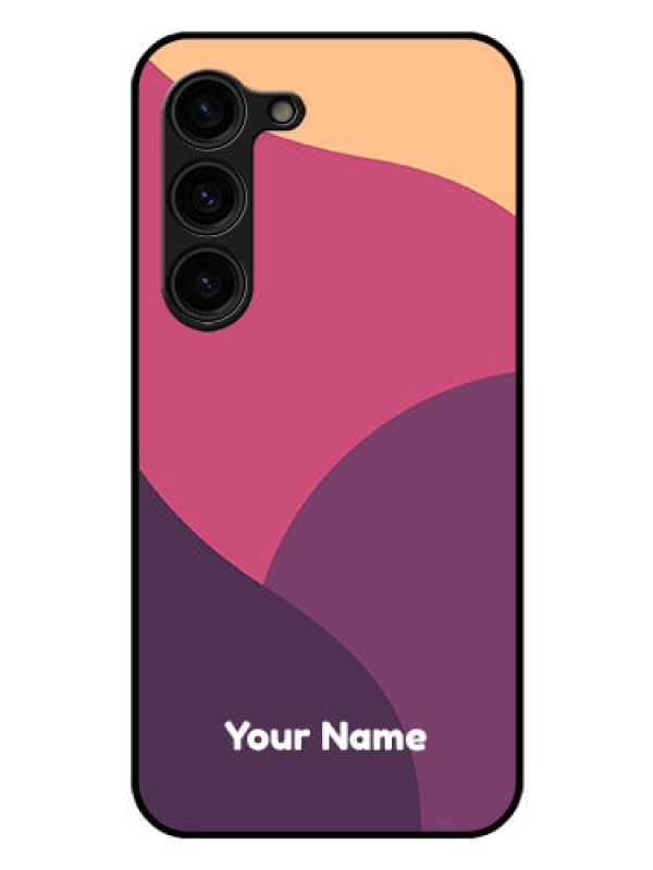 Custom Galaxy S23 Plus 5G Custom Glass Phone Case - Mixed Multi-colour abstract art Design