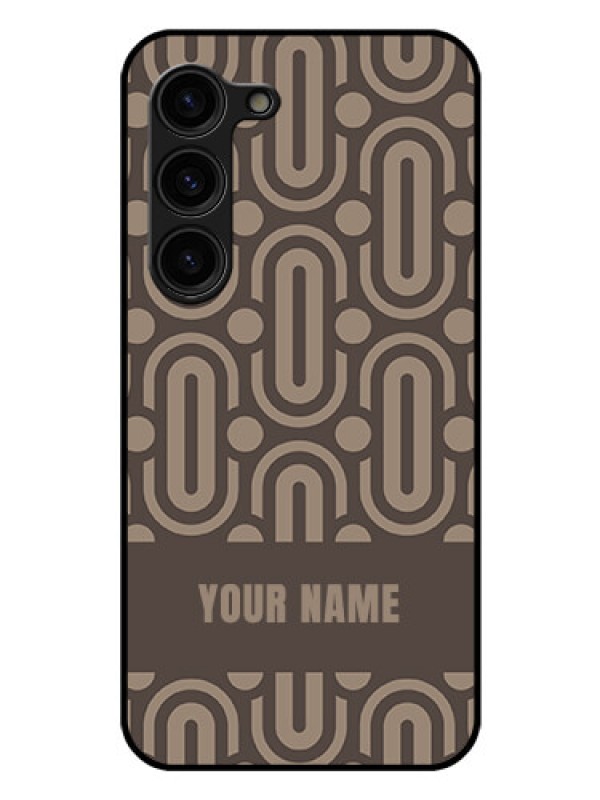 Custom Galaxy S23 Plus 5G Custom Glass Phone Case - Captivating Zero Pattern Design