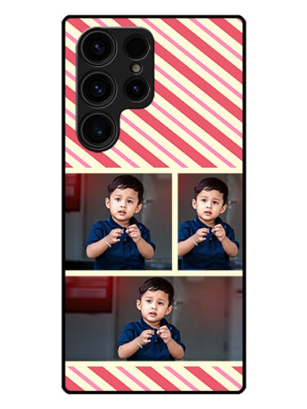 Custom Galaxy S23 Ultra 5G Personalized Glass Phone Case - Picture Upload Mobile Case Design