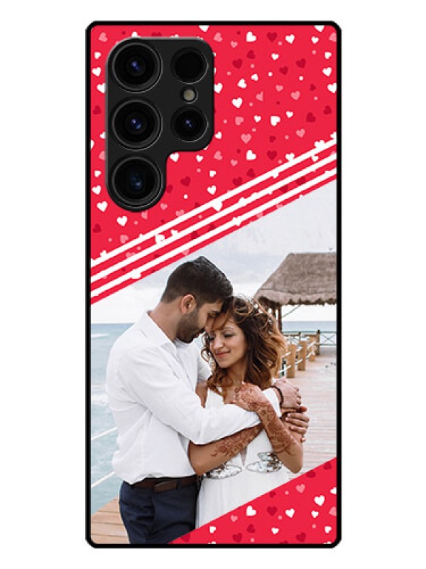 Custom Galaxy S23 Ultra 5G Custom Glass Mobile Case - Valentines Gift Design