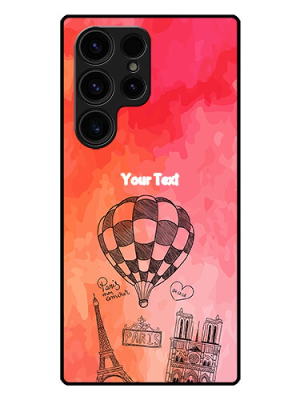 Custom Galaxy S23 Ultra 5G Custom Glass Phone Case - Paris Theme Design