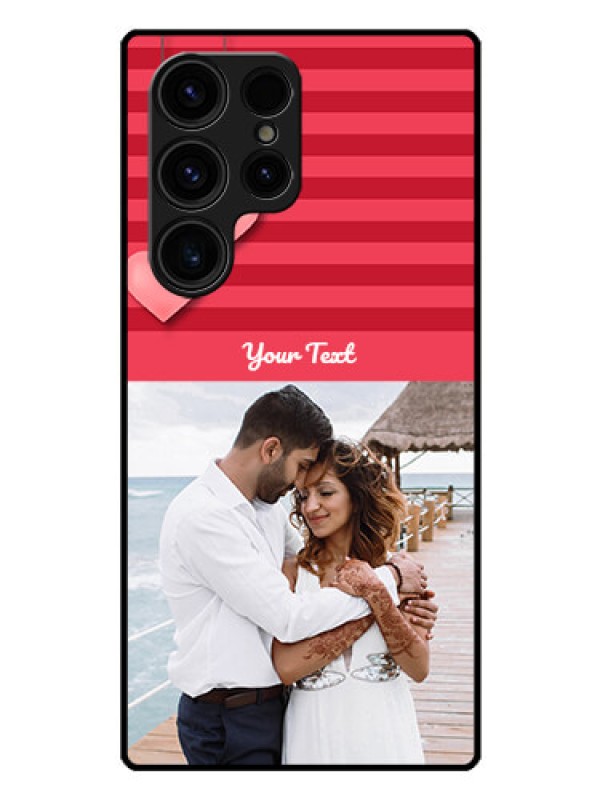 Custom Galaxy S23 Ultra 5G Custom Glass Phone Case - Valentines Day Design