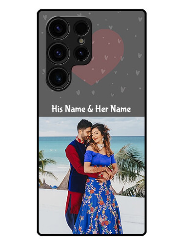 Custom Galaxy S23 Ultra 5G Custom Glass Mobile Case - Buy Love Design with Photo Online