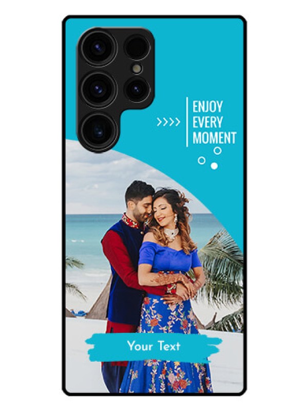 Custom Galaxy S23 Ultra 5G Custom Glass Mobile Case - Happy Moment Design