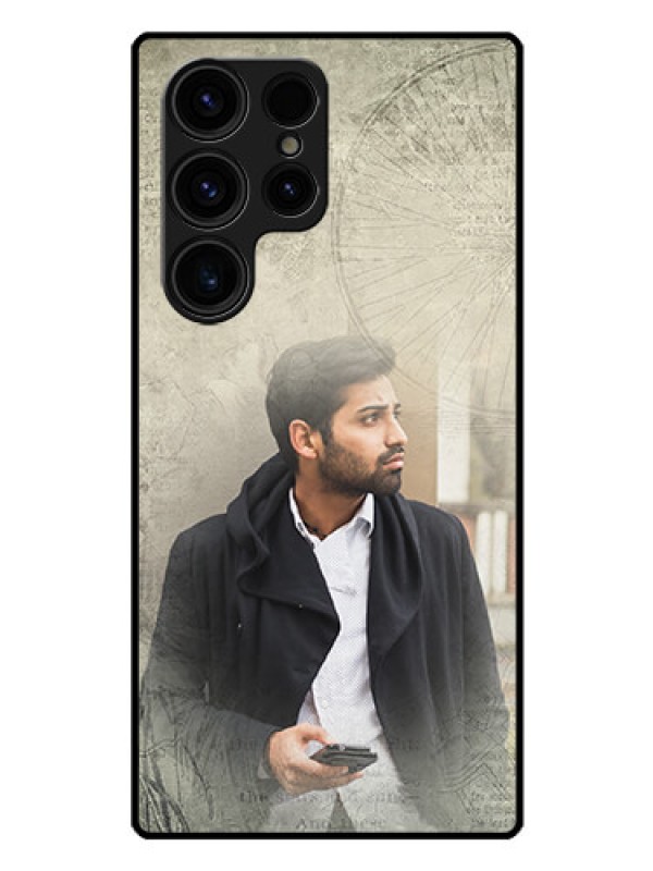 Custom Galaxy S23 Ultra 5G Custom Glass Phone Case - with vintage design