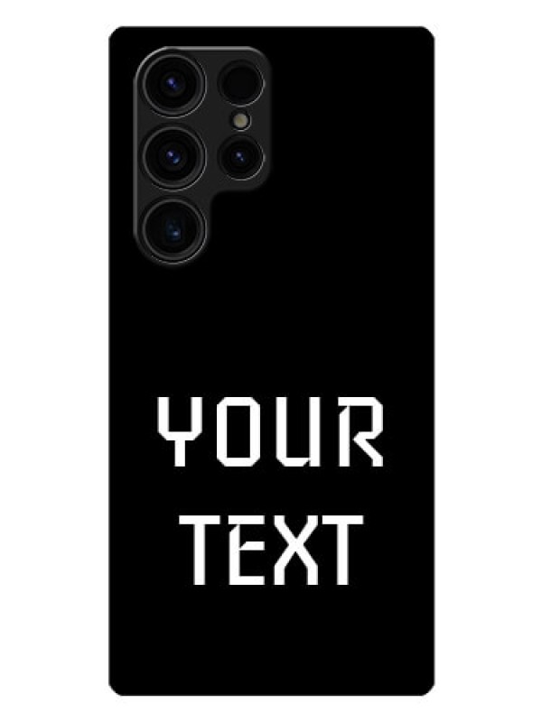 Custom Galaxy S23 Ultra 5G Your Name on Glass Phone Case