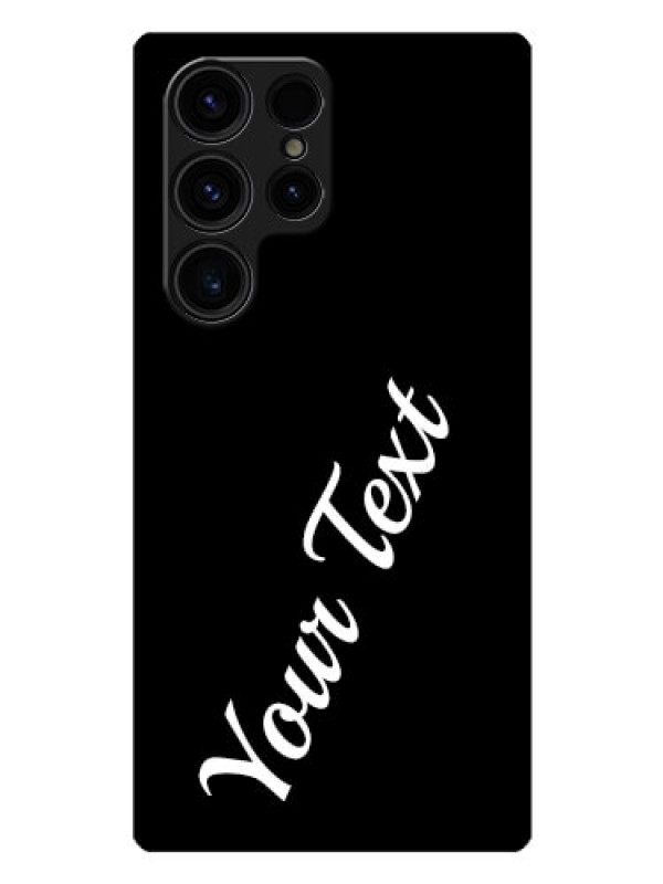 Custom Galaxy S23 Ultra 5G Custom Glass Mobile Cover with Your Name
