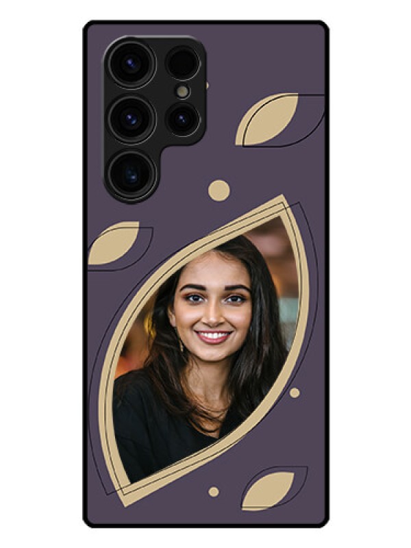 Custom Galaxy S23 Ultra 5G Custom Glass Mobile Case - Falling Leaf Design