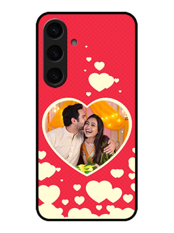 Custom Samsung Galaxy S24 5G Custom Glass Phone Case - Love Symbols Phone Cover Design
