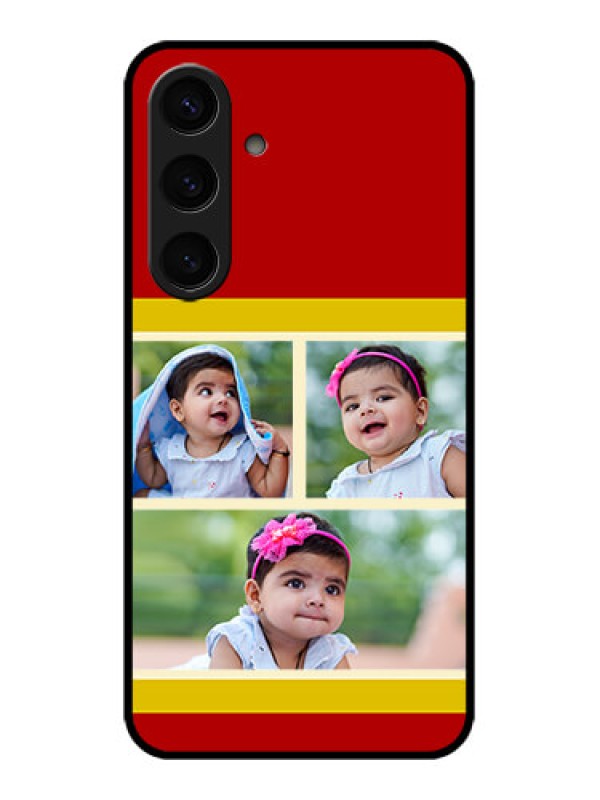 Custom Samsung Galaxy S24 5G Custom Glass Phone Case - Multiple Pic Upload Design