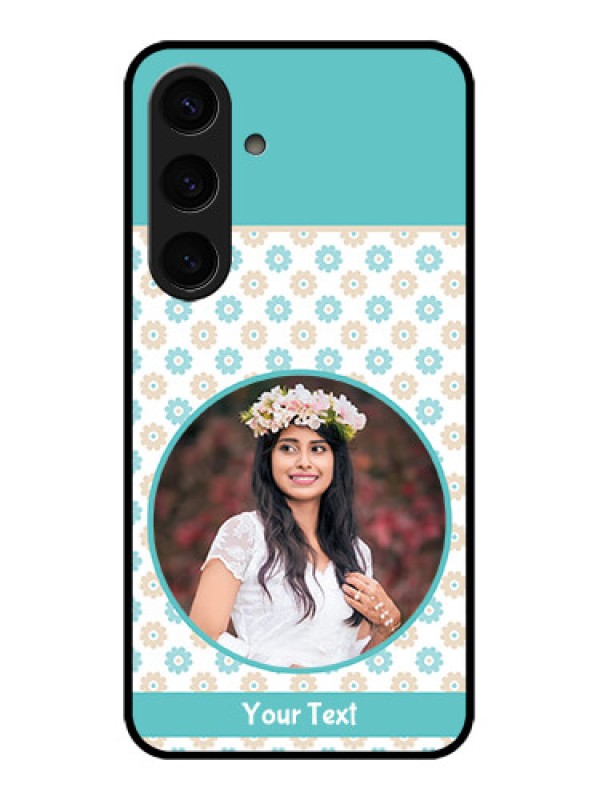 Custom Samsung Galaxy S24 5G Custom Glass Phone Case - Beautiful Flowers Design