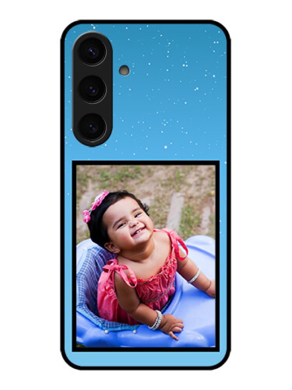 Custom Samsung Galaxy S24 5G Custom Glass Phone Case - Wave Pattern Colorful Design