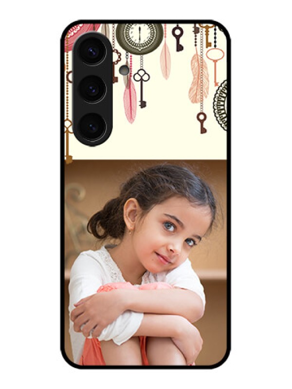 Custom Samsung Galaxy S24 5G Custom Glass Phone Case - Boho Style Design