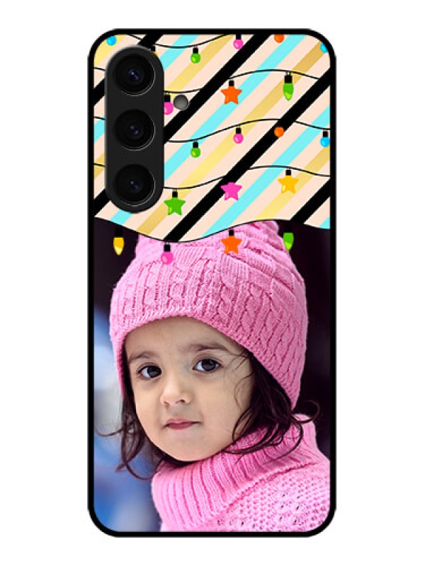 Custom Samsung Galaxy S24 5G Custom Glass Phone Case - Lights Hanging Design