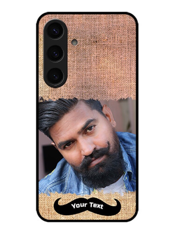 Custom Samsung Galaxy S24 5G Custom Glass Phone Case - With Texture Design