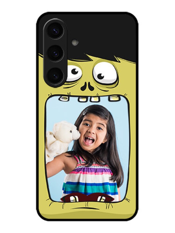 Custom Samsung Galaxy S24 5G Custom Glass Phone Case - Cartoon Monster Back Case Design