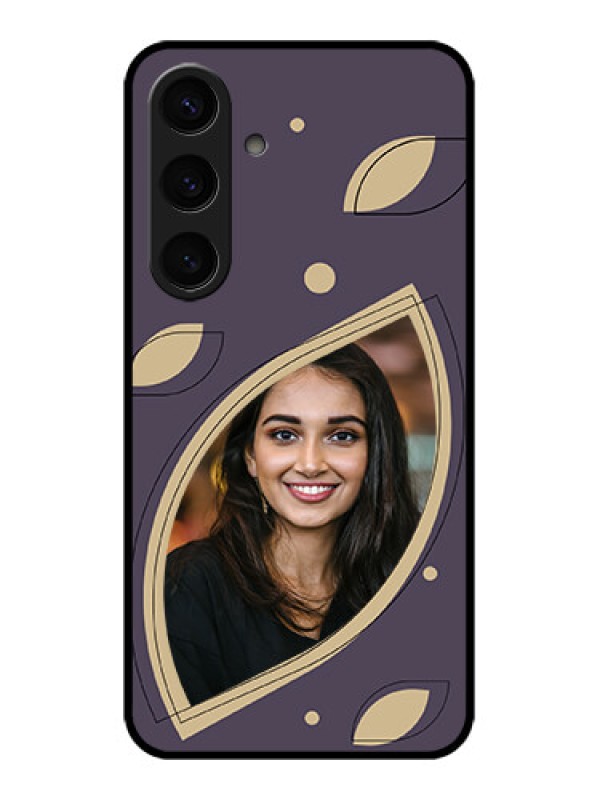 Custom Samsung Galaxy S24 5G Custom Glass Phone Case - Falling Leaf Design