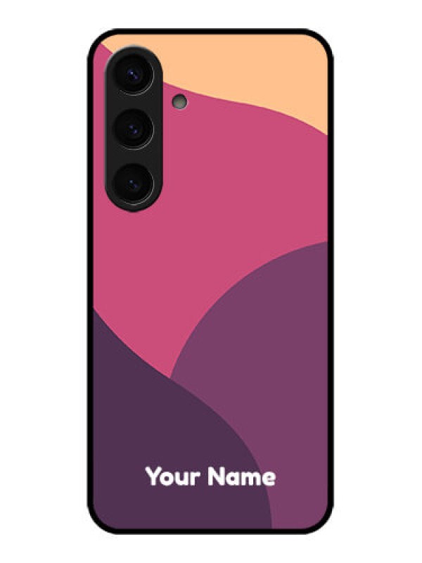 Custom Samsung Galaxy S24 5G Custom Glass Phone Case - Mixed Multi - Colour Abstract Art Design