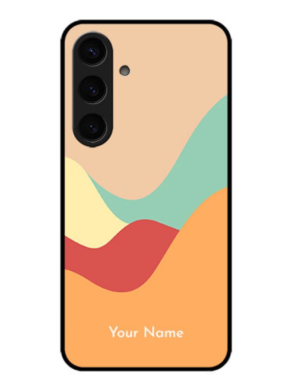 Custom Samsung Galaxy S24 5G Custom Glass Phone Case - Ocean Waves Multi - Colour Design