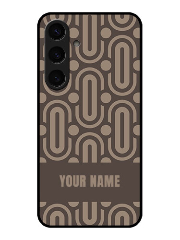 Custom Samsung Galaxy S24 5G Custom Glass Phone Case - Captivating Zero Pattern Design