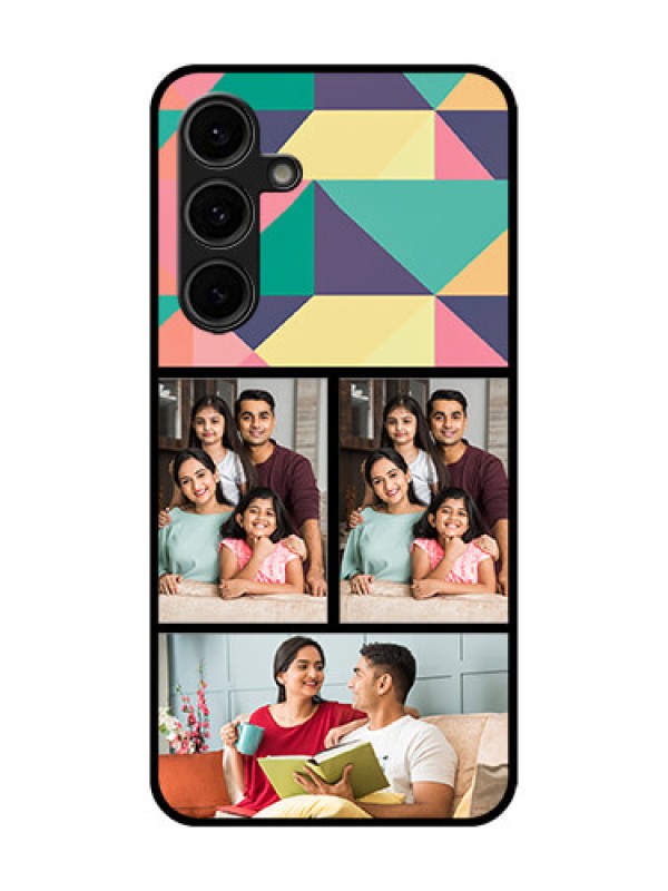 Custom Galaxy S24 FE 5G Custom Glass Phone Case - Bulk Pic Upload Design