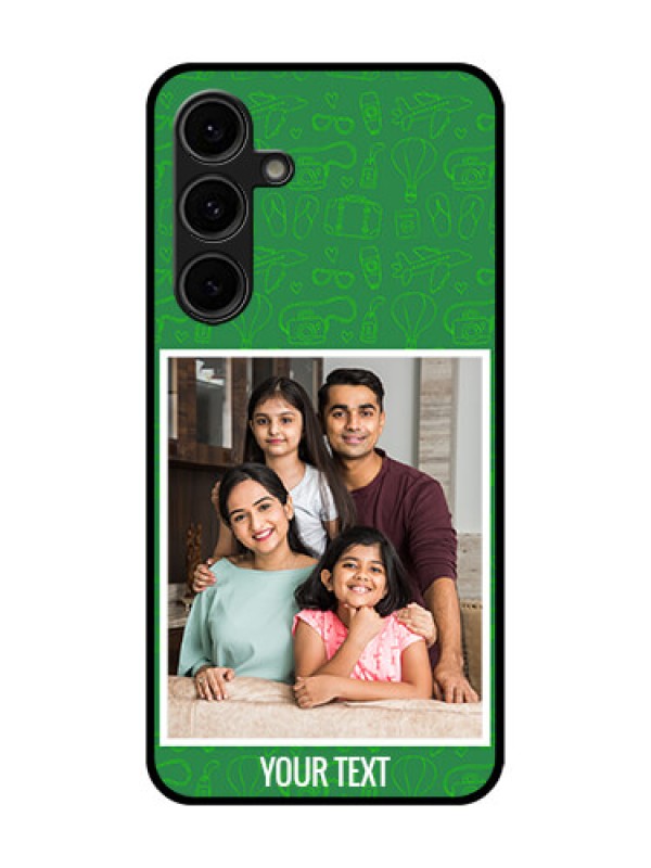 Custom Galaxy S24 FE 5G Custom Glass Phone Case - Picture Upload Design