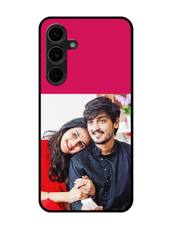 Custom Galaxy S24 FE 5G Custom Glass Phone Case - Anniversary Cover Design