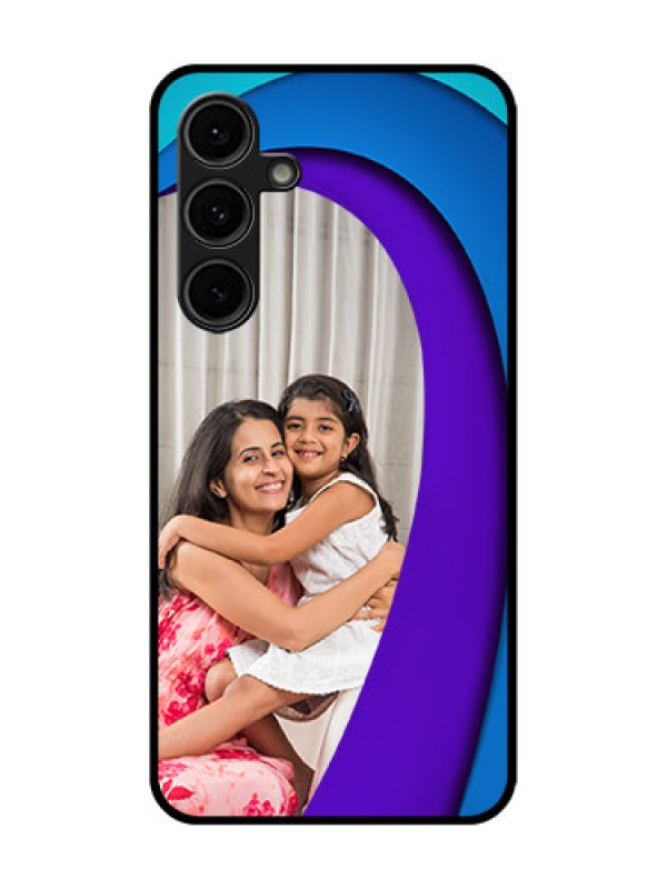 Custom Galaxy S24 FE 5G Custom Glass Phone Case - Simple Pattern Design