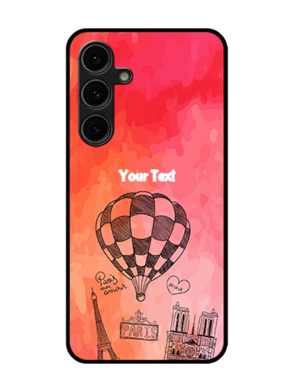 Custom Galaxy S24 FE 5G Custom Glass Phone Case - Paris Theme Design