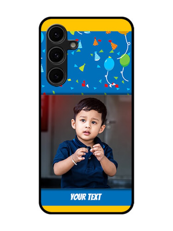 Custom Galaxy S24 FE 5G Custom Glass Phone Case - Birthday Wishes Design