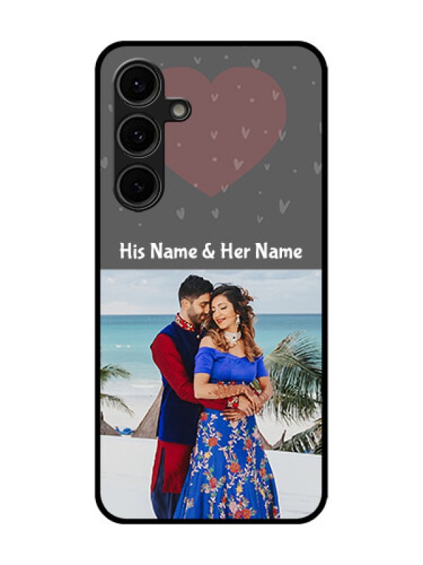 Custom Galaxy S24 FE 5G Custom Glass Phone Case - Buy Love Design With Photo Online
