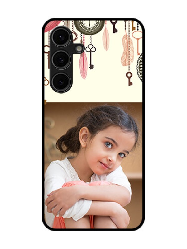 Custom Galaxy S24 FE 5G Custom Glass Phone Case - Boho Style Design