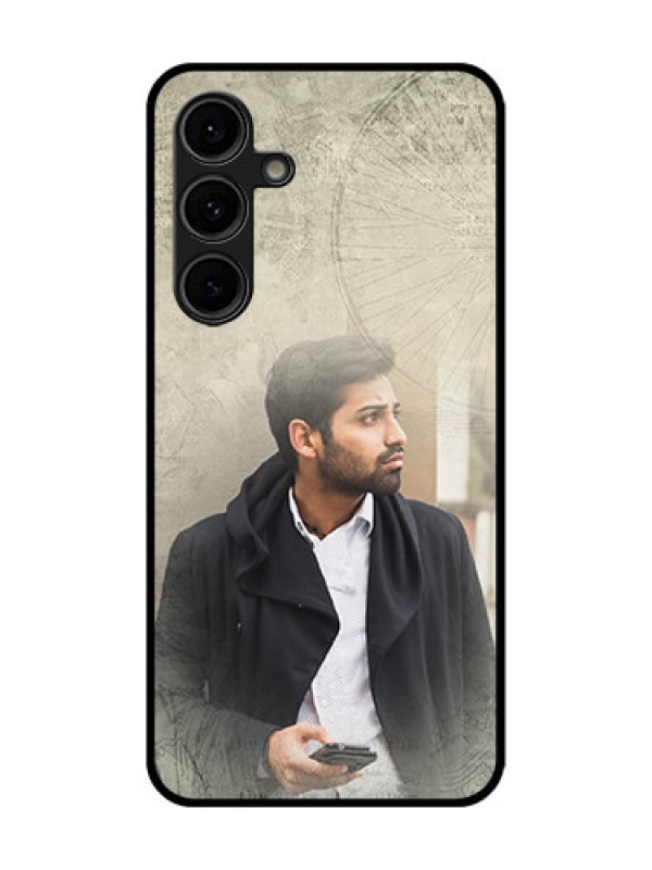 Custom Galaxy S24 FE 5G Custom Glass Phone Case - With Vintage Design
