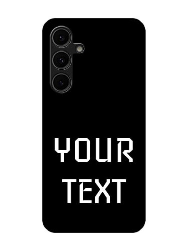 Custom Galaxy S24 FE 5G Custom Glass Phone Case - Your Name Design