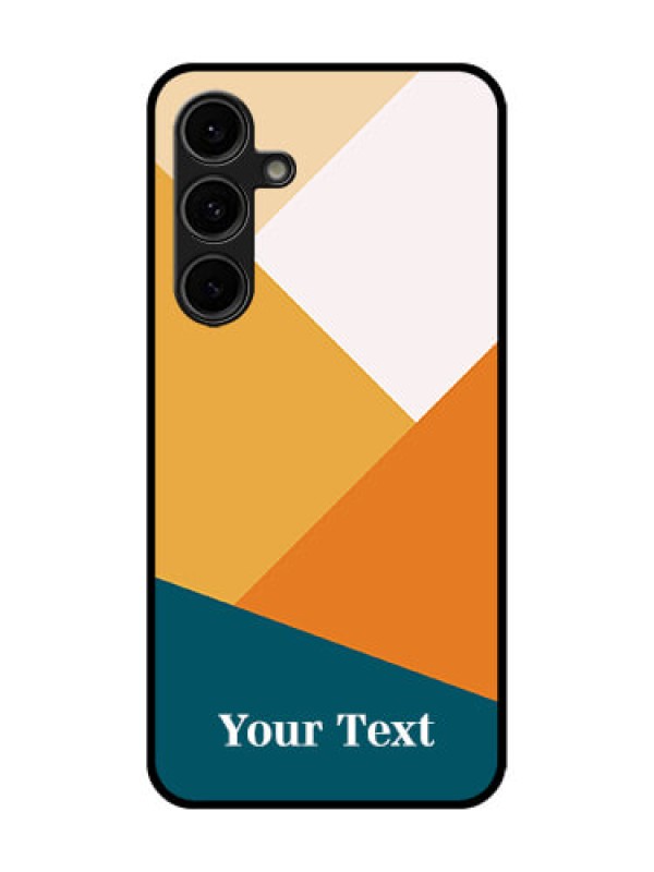 Custom Galaxy S24 FE 5G Custom Glass Phone Case - Stacked Multi - Colour Design