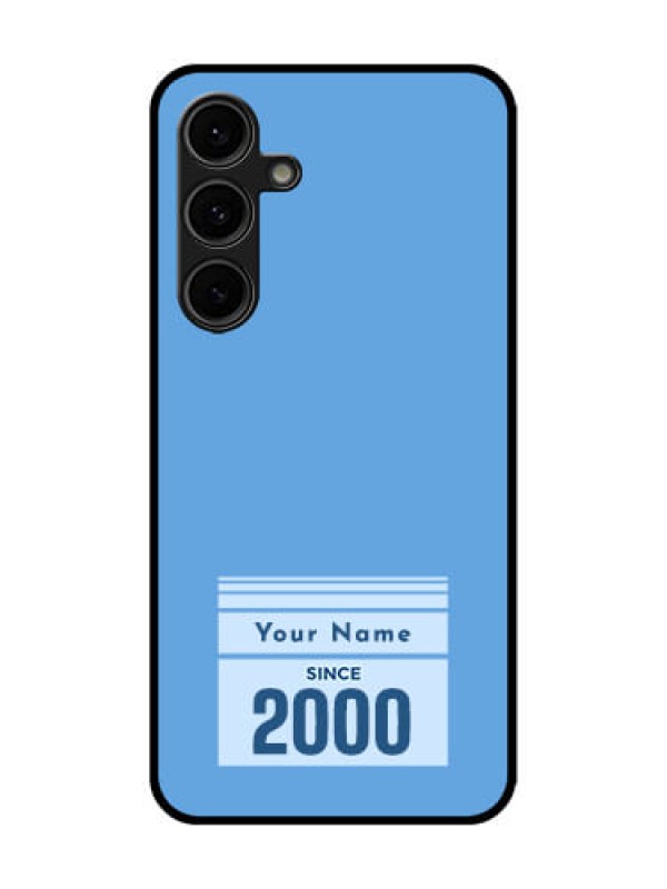 Custom Galaxy S24 FE 5G Custom Glass Phone Case - Custom Year Of Birth Design