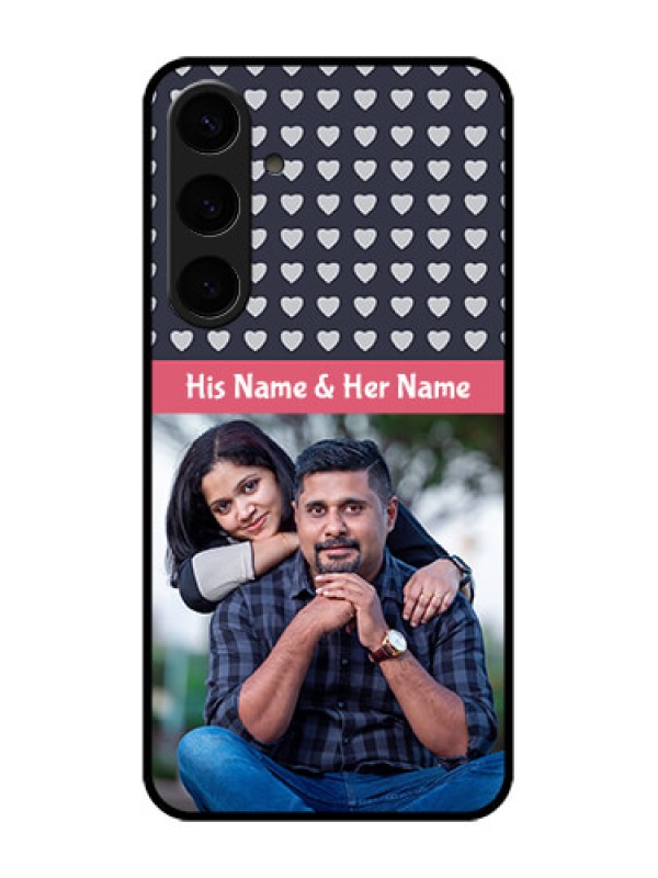 Custom Samsung Galaxy S24 Plus 5G Custom Glass Phone Case - Love Symbols Design