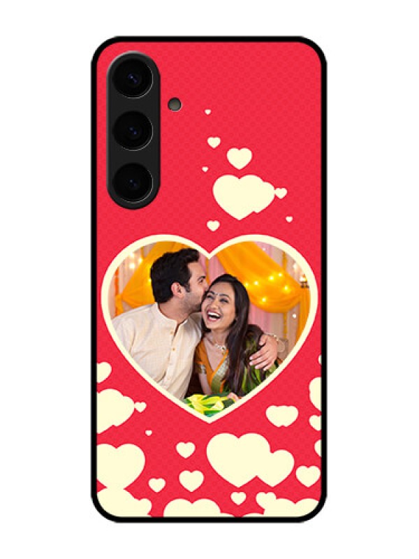 Custom Samsung Galaxy S24 Plus 5G Custom Glass Phone Case - Love Symbols Phone Cover Design