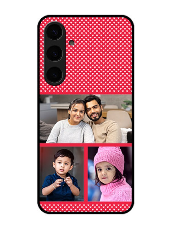 Custom Samsung Galaxy S24 Plus 5G Custom Glass Phone Case - Bulk Photo Upload Design