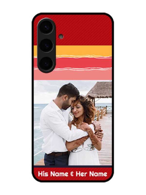 Custom Samsung Galaxy S24 Plus 5G Custom Glass Phone Case - Colorful Case Design